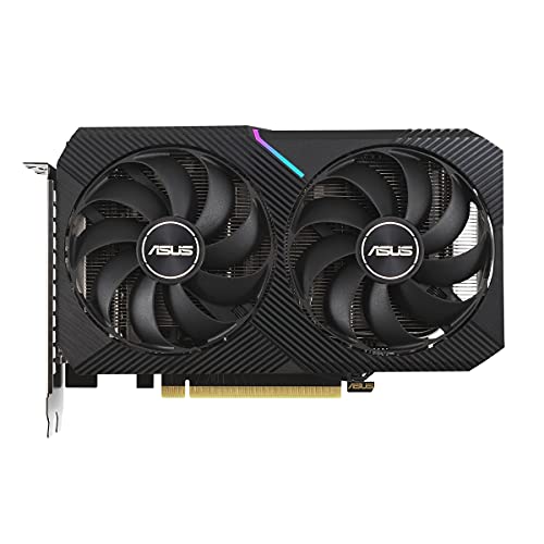 ASUS DUAL NVIDIA GeForce RTX 3060 V2 OC Edition 12GB GDDR6 – Carte Graphique Gaming (PCIe 4.0, 12GB GDDR6, HDMI 2.1, DisplayPort 1.4a, 2-slot, ventilateurs axiaux, 0dB technologie)