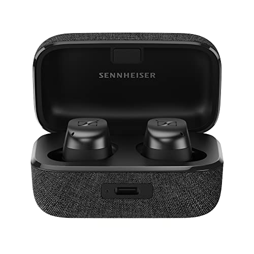 Sennheiser MOMENTUM True Wireless 3 - Écouteurs intra-auriculaires Bluetooth pour la musique et les appels avec réduction adaptative de bruit et durée de vie de la batterie de 28 heures, Graphite