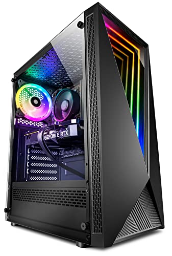 Vibox I-23 PC Gamer - Quad Core Intel Processeur - Nvidia GT 1030 Carte Graphique - 16Go RAM - 240Go SSD - 1To Disque Dur - Windows 10 - WiFi