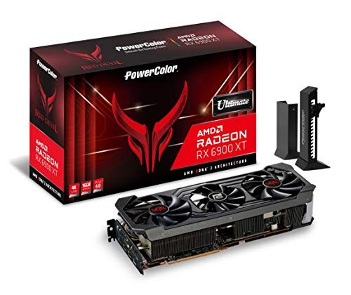 Powercolor Red Devil AXRX 6900XTU 16GBD6-3DHE/OC Carte Graphique AMD Radeon RX 6900 XT 16 Go GDDR6 Taille Unique